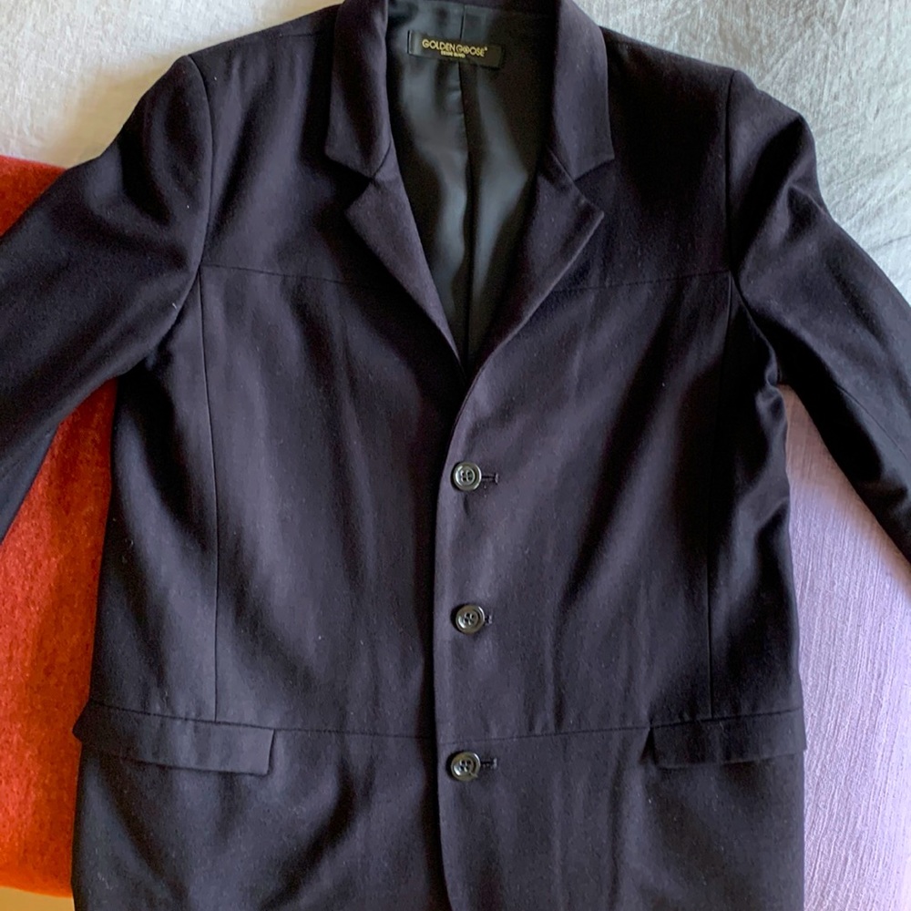 Golden Goose women’s blazer, medium, beautiful tailoring, dark dark navy blue